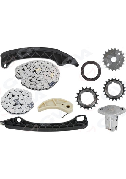 Eksantrik Zincir Seti Toyota Aurıs Corolla 1.6l 1zr-Fae ZRE181 ZRE185 13-> / Verso 1.6l 1zrfae ZGR20 09 -> / Avensıs 1.6l 1zr-Fae ZRT270 09->