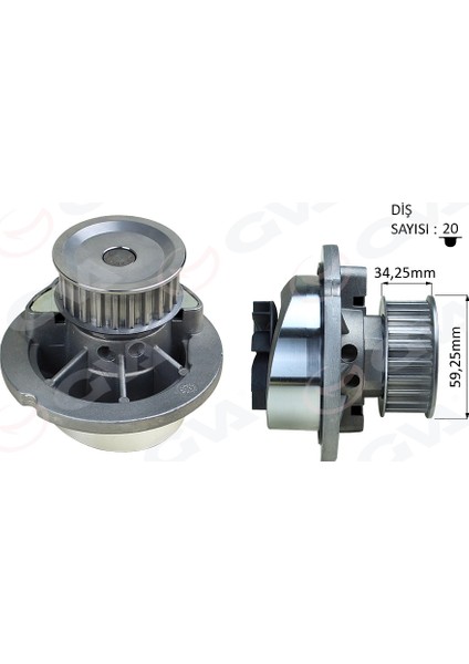 Devirdaim Astra G-Vectra B-C-Corsa C-Merıva-Zafıra-Combo 05 1.4 16V-1.6 16V X14-Z14-X16-Z16 Balanslı Tıp