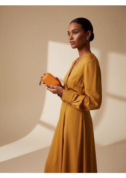 Hakiki Deri Yd Fermuarlı Kancalı Oto ve Ev Anahtarlığı