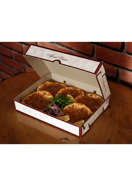 Pide ve Lahmacun Kutusu Sedefsiz ( 100 Adet ) modelleri