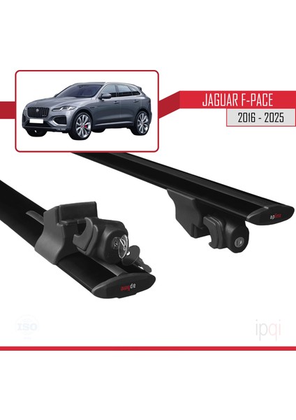 Jaguar F-Pace (X761) 2016-2025 Arası ile Uyumlu Hook Model Ara Atkı Tavan Barı Siyah 2 Adet indirimleri
