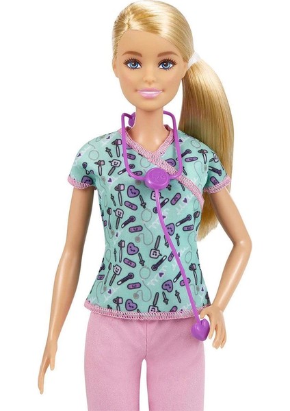 GTW39 Barbie Kariyer Bebekleri Serisi - Hemşire fırsatları