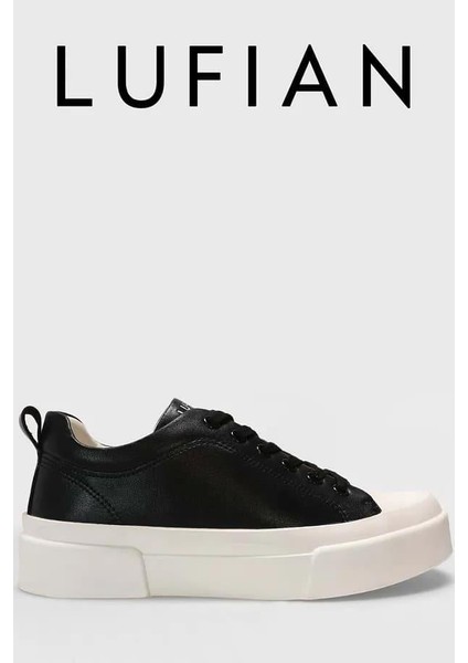 Mia Siyah Hakiki Deri Kadın Sneaker Ayakkabı 121230038