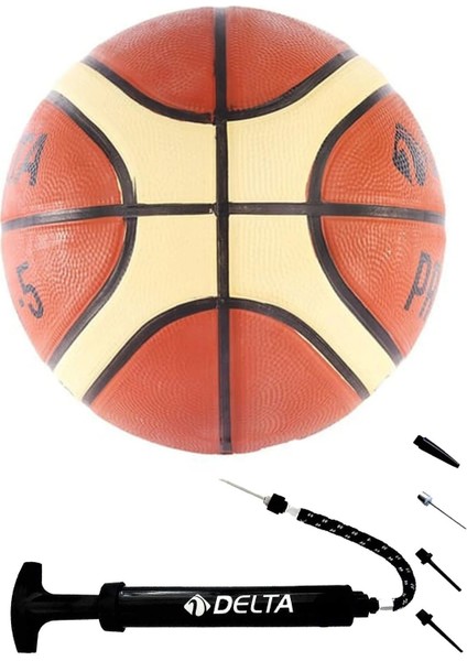 Pro X5 Basketbol Topu 5 No Basket Top Dura-Strong + Pompa – Okul ve Beden Eğitimi Için 2'li Set fiyatları