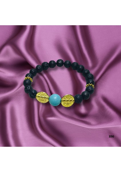 Reina Del Corazen El Yapımı, Otantik Tasarım ve Koruyucu Enerji Takı Mistik Lav Taşı ve Turkuaz Antik Kolye ve Bileklik modelleri