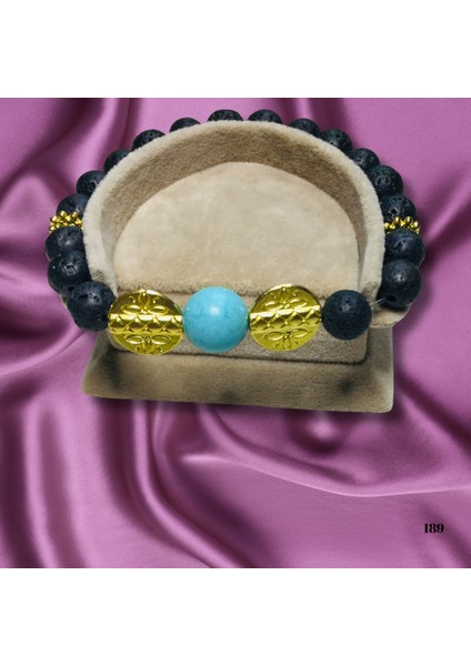 Reina Del Corazen El Yapımı, Otantik Tasarım ve Koruyucu Enerji Takı Mistik Lav Taşı ve Turkuaz Antik Kolye ve Bileklik fırsatları