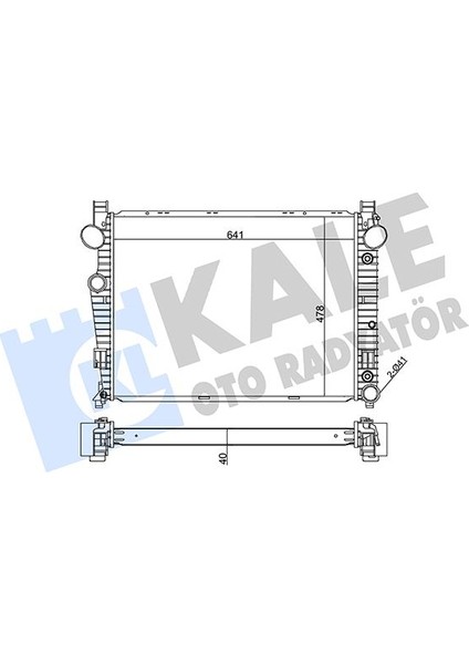 Motor Su Radyatoru Mercedes S-Class W220 98>05