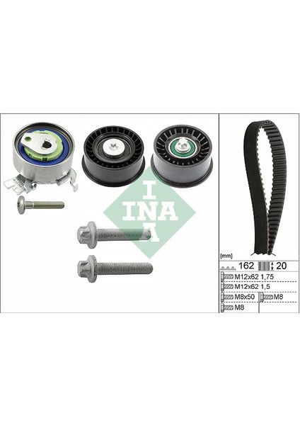 Eksantrik Gergi Kiti 162X200 Astra G-Corsa C-Vectra C-Merıva A-Zafıra A 1.4-1.6-1.8 16V Z16XE-Z14XE