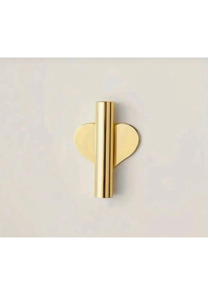 Gold Renkli Yapışkanlı Kalpli Mini Duvar Vazosu (Çiçek Dahil Değildir) fırsatları
