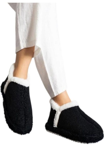Kadın Içi Tüylü Yumuşak Rahat Kaydırmaz Panduf Ev Ayakkabısı Unisex 1021-124-0003
