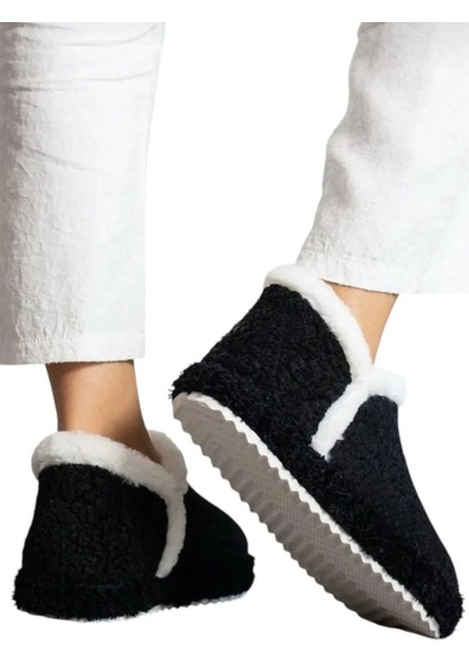 Kadın Içi Tüylü Yumuşak Rahat Kaydırmaz Panduf Ev Ayakkabısı Unisex 1021-124-0003 fiyatları
