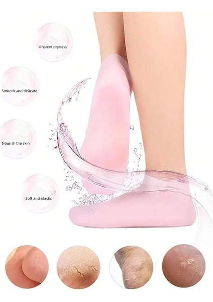 Topuk Çatlağı Giderici Onarıcı Ayak Bakım Çorabı Kuruluk ve Sertlik Önleyici Krem Çorabı indirimleri