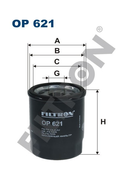 Yağ Filtresi Fıat Sedıcı 1.6 16V 06 Subaru Justy Iı 1.3 96 Suzukı Grand Vıtara-Ignıs-Jımny-Samur