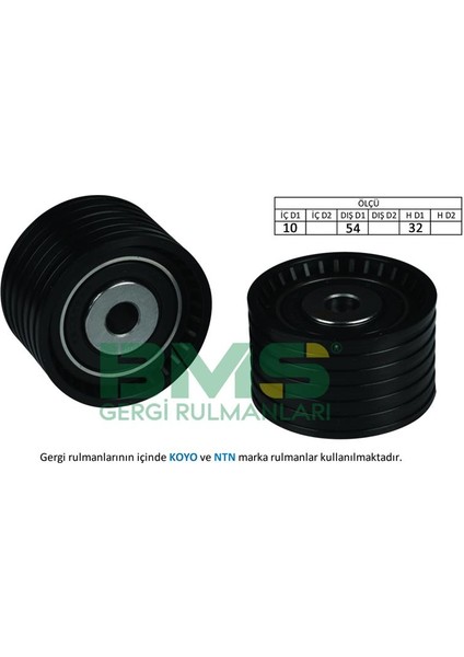 Eksantrik Gergi Rulmanı Clıo-Megane 1.4 16V - Clıo-Laguna.scenıc-Trafıc 2.0 16V - Laguna Scenıc 1.6 16V