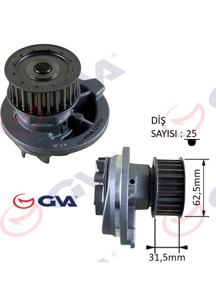 Devirdaim Astra F-G-Vectra A-B-Omega B-Kadett E-Calıbra A 1.8i 16V-1.7D-2.0I 16V 1334041