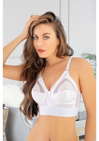 Beyaz Mideli Toparlayıcı Sütyen - 504 modelleri
