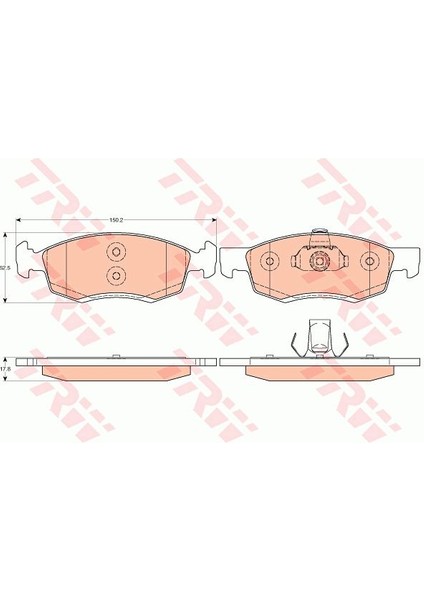Ön Balata Dacıa Logan 07 Logan Pıck-Up 08 Logan Express 09 Sandero 08 260X22