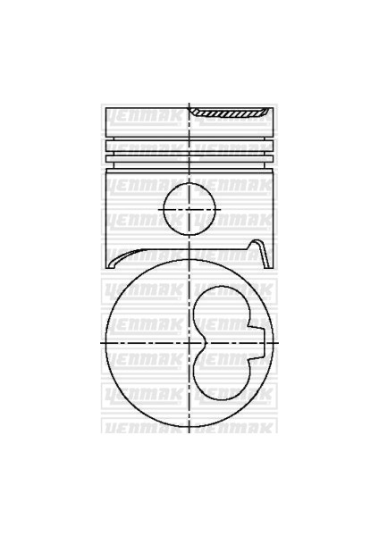 Motor Piston Segman R9 Dzl 1600 Cc. 78.00 Çap Std