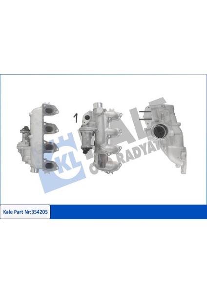 Egr Emme Manıfoldlu Ford C Max 05 07 Focus Iı Galaxy 06 15 Connect 03 14 1.8tdcı 110PS