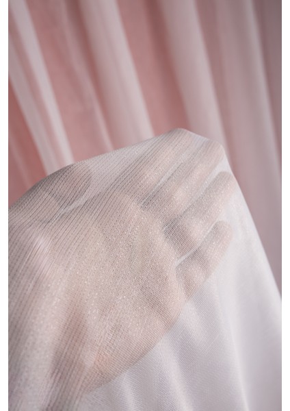 Sienna Toz Tutmayan Tül Perde, 1x2 Sık Pileli Ağır Gramajlı Ütü Gerektirmeyen Tül Perde