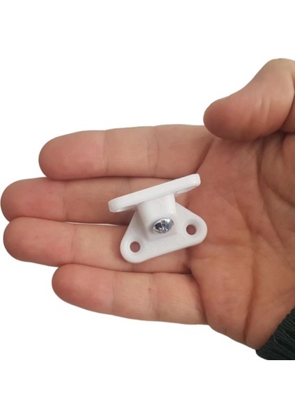 Açılı T Bağlantı Çektirme Beyaz Plastik Köşe Birleştirme Kelebek Bağlantı (12 adet) fırsatları