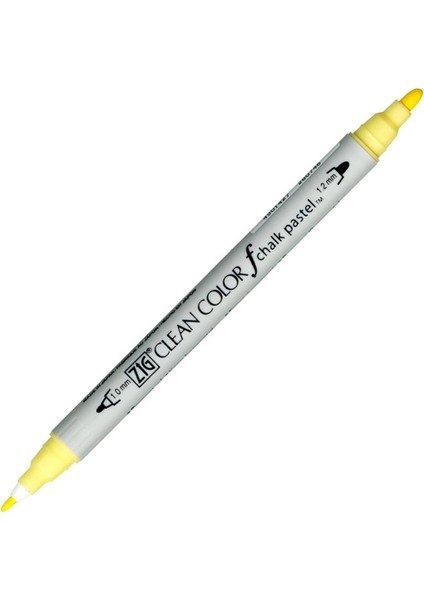 Clean Color F Çift Uçlu Kalem 050 Pastel Yellow