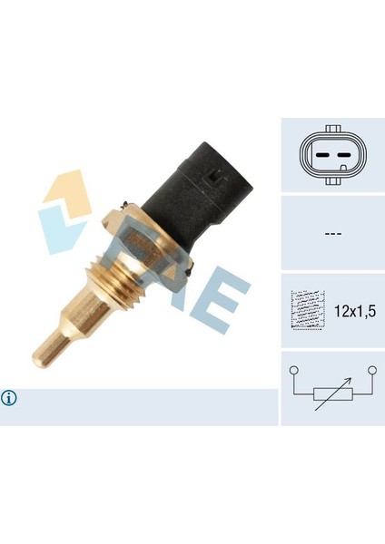Sıcaklık Sensoru Bmw B38 B48 E90 F10 F20 F30 F45 F46 F32 F33 F34 F36 F12 F13 F01 G11 G12 G20 G30 F48 F25 F26 E70 F15