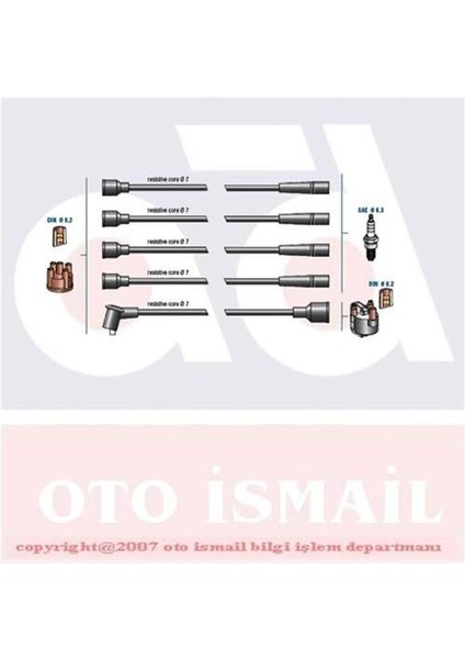Buji Kablo Tk Taunus 1.6-2.0 82-90 -Sıerra 1.6-2.0 82-90
