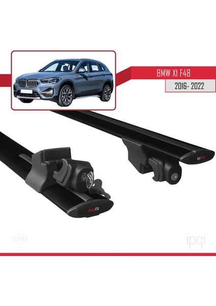 Bmw X1 (F48) 2016-2022 Arası ile Uyumlu Hook Model Ara Atkı Tavan Barı Siyah 2 Adet fırsatları