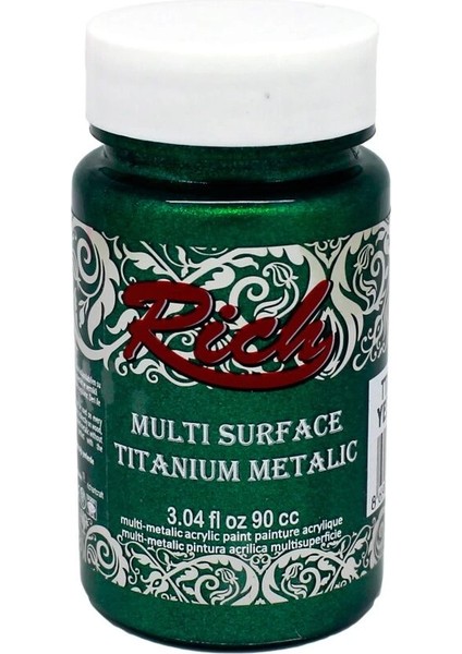 Multi Surface Titanium Metalik Boya 90 Cc. 2552 Yeşil