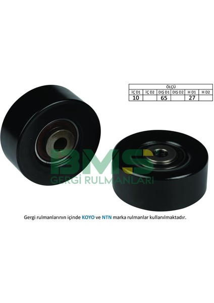 Alternatör Gergi Rulmanı P106 P206 P306 Xsara Xm Saxo 1.1ı / 1.4ı / 1.6 / 1.6 16V / 1.6ı Olcu: 10 6