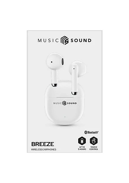 Music Sound Breeze Tws Bluetooth Kulak Içi Kulaklık Beyaz modelleri