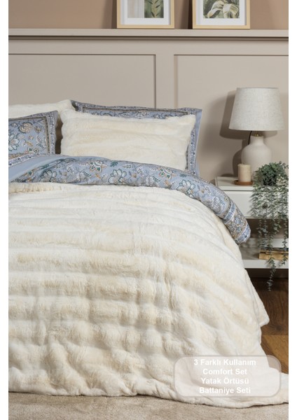 Marsel Comfort Uyku Seti (220X240 Cm) Krem fiyatları