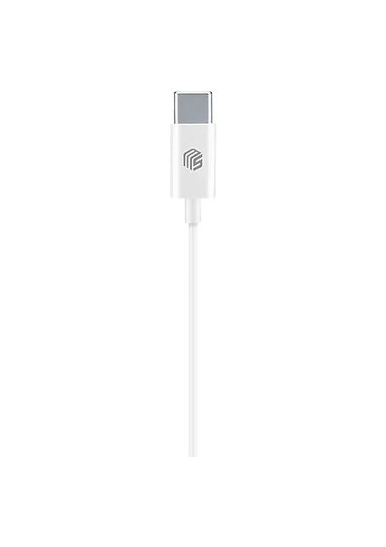 Music Sound Type-C Capsule Kablolu Kulak Içi Kulaklık Beyaz