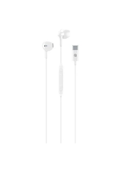 Music Sound Type-C Capsule Kablolu Kulak Içi Kulaklık Beyaz fiyatları