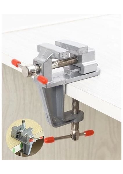 Mini Masa Tezgah Hobi Mengenesi Sabitleme Sıkıştırma Aparat 30MM ( Lisinya )