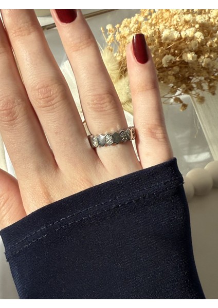 Silver Petek Desen Yüzük fiyatları