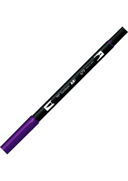 Dual Brush Pen Grafik Çizim Kalemi 679 Dark Plum