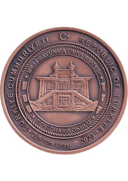 Msü Deniz Harp Okulu 250.YIL Bronz Hatıra Para - Çil fiyatları