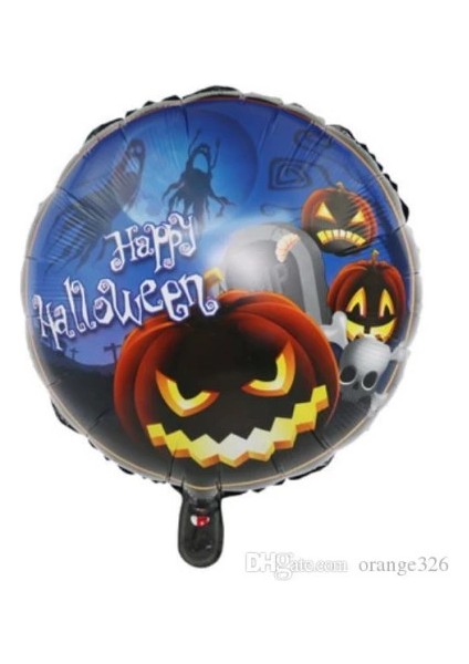 Happy Halloween Balkabağı Folyo Balon 18 Inç