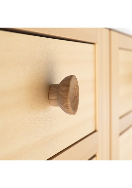 Mobilya Mutfak Dolap Dolabı Çekmece Kulpu Kulbu Kulp Düğme Açık Ceviz Plastik Tek Vidalı modelleri
