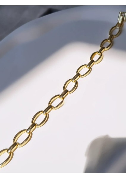 Paslanmaz Çelik Halka Model 14K Gold Bileklik indirimleri