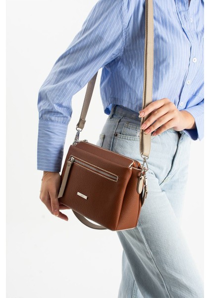 , Çok Gözlü , taba açık vizon bayan Omuz ve Çapraz Çantası modelleri