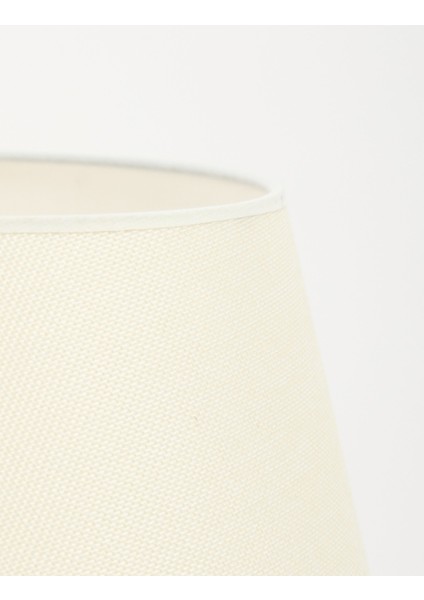 Meya Kumaş Şapkalı Traverten Abajur