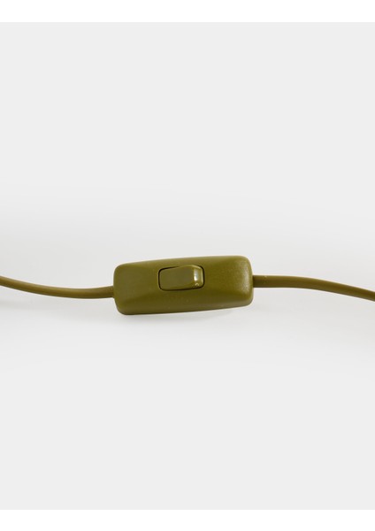 Meya Kumaş Şapkalı Traverten Abajur