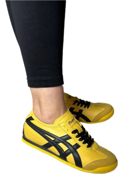E-2010-2059 Sarı Siyah Unisex Sneaker Spor Ayakkabı