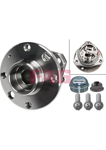 Ön Teker Poryası Rulmanlı Astra H-Zafıra 1.3cdtı-1.4-1.61.7cdtı-1.9cdtı 04 4 Delik 25.4X119.4X1