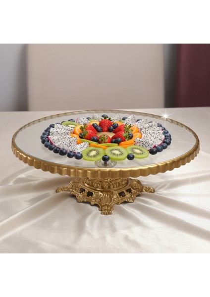 Pasta Sunumluk / Servis Tabağı – Kristal Cam fiyatları