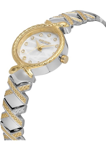 DK.1.AG1408.03 Taşlı Tasarım Çelik Kordon Çelik Kasa 5 Atm Suya Dayanıklı Metalik-Altın Renk Kadın Kol Saati modelleri