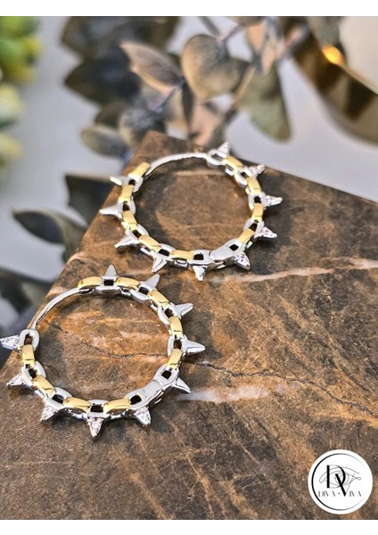 - Glow Earrings – Silver Kaplama Taş Detaylı Halka Kadın Küpe (KOD-326) fiyatları